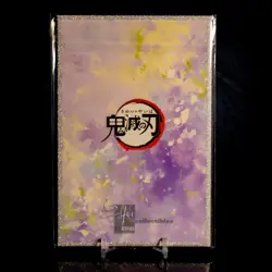 Daki Waifu Trading Card A6 Oversized Silver Glitter Frame Demon Slayer Swing - Image 2