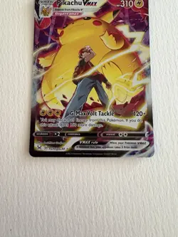 Pokemon Pikachu VMAX SWSH062 Sword & Shield Promo Holo VMAX Card - Image 3