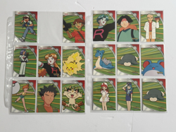 Lot of 17 Pokemon Cards Topps Heroes and Villains HV Pikachu Ash Ketchum LP-NM - Image 1