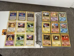 Vintage Pokemon Cards Binder Collection Lot of 179 Cards - Image 2