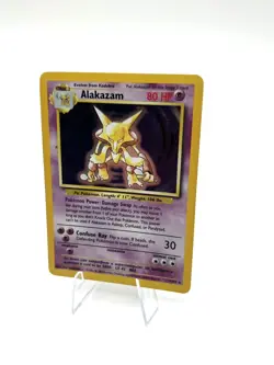 Pokemon TCG Alakazam Holo Rare Card 1/102 Base Set 1999 Unlimited - Image 5