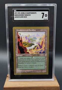 Undiscovered Paradise World Championship 1998 Magic the Gathering SGC Graded 7 - Image 1