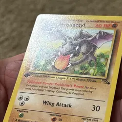 Pokemon Aerodactyl 16/62 Fossil (1st Edition) Never Played *Near Mint* - Image 4