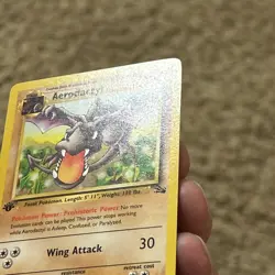 Pokemon Aerodactyl 16/62 Fossil (1st Edition) Never Played *Near Mint* - Image 5