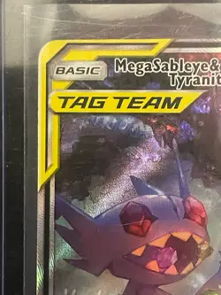 Mega Sableye & Tyranitar GX (Alternate Full Art) 226/236 NM! Pokemon Card Game - Image 2
