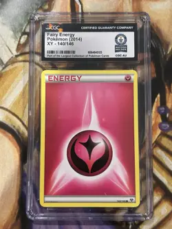 CGC Guinness World Record Fairy Energy (140/146) Pokemon XY Regular - 1 of 1 🔥 - Image 1