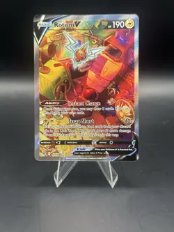 Pokemon TCG Rotom V (Alternate Full Art) 177/196 Swsh11: Lost Origin Holo - Image 1