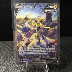 Pokemon Chilling Reign Zeraora V 166/198 Alternate Alt Full Art NM - Image 1