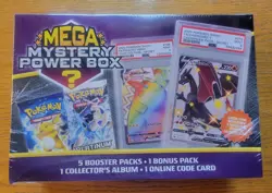 Pokemon Mega Mystery Power Box Sealed 2021 MJ Holdings Meijer Exclusive - Image 1