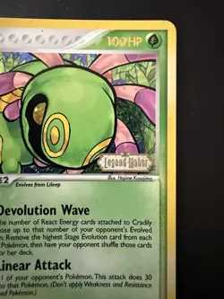 Pokemon TCG Legend Maker Cradily 3/92 Stamped Reverse Holo Near Mint - Image 3