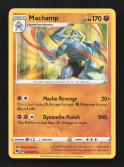 Machamp 026/073 Holo Rare Champion's Path Pokemon Holo Near Mint - Image 1