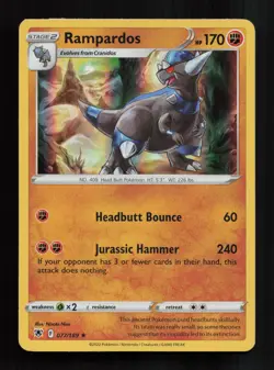 Rampardos 077/189 Holo Rare Astral Radiance Pokemon Near Mint - Image 1
