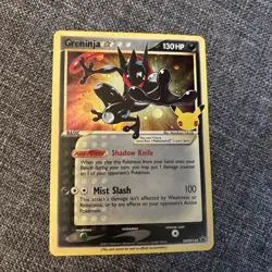 Pokemon Greninja 25th Anniversary Gold Star SWSH144 Promo Card Near Mint - Image 3
