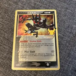 Pokemon Greninja 25th Anniversary Gold Star SWSH144 Promo Card Near Mint - Image 5