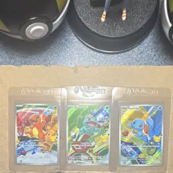 Pokemon TCG Charmander Bulbasaur Squirtle Holo Stamped Card Lot ALL 3 MINT! - Image 1