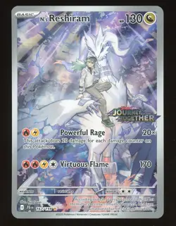 2025 Pokemon TCG N's Reshiram Journey Together 167/159 Stamped IR Holo - Image 1