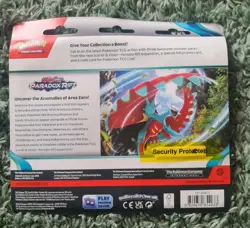 Pokemon TCG Paradox Rift Triple Pack Blister Arctibax - Booster pack & Promo New - Image 2