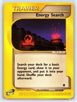 2002 Pokemon TCG EX Expedition Energy Search 153/165 Near Mint NM - Image 1