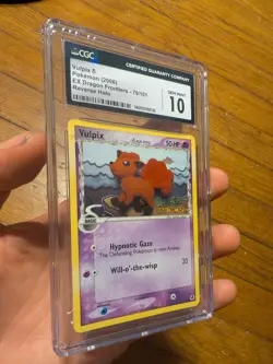 (POP 16) Vulpix 70/101 CGC 10 GEM MINT Pokemon EX Dragon Frontiers Reverse Holo - Image 2