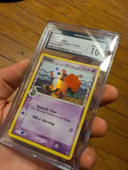 (POP 16) Vulpix 70/101 CGC 10 GEM MINT Pokemon EX Dragon Frontiers Reverse Holo - Image 3
