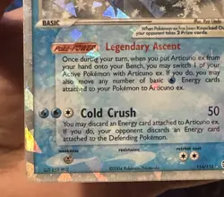 Articuno Ex 114/112 Pokemon FireRed & LeafGreen Cracked Ice Holo Near Mint - Image 5