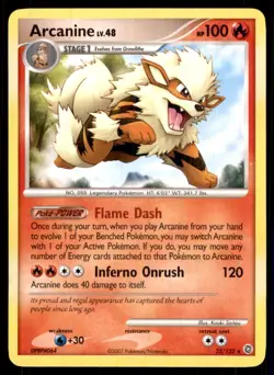 2007 Diamond & Pearl - Secret Wonders Arcanine Stage 1/Rare #22 - Image 1