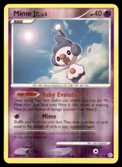 2007 Diamond & Pearl Reverse Holo Mime Jr. Basic/Common #90 - Image 1