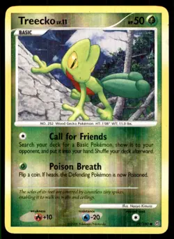 2008 Diamond & Pearl - Stormfront Reverse Holo Treecko Basic/Common #79 - Image 1