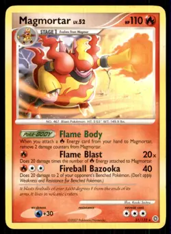 2007 Diamond & Pearl - Secret Wonders Magmortar Stage 1/Rare #31 - Image 1