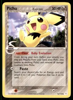 2006 EX - Holon Phantoms Pichu Basic/Common #76 - Image 1