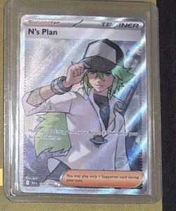 N's Plan - 163/086 | SV: Black Bolt (BLK) | 163/086 | Holofoil | Ultra Rare | NM - Image 1
