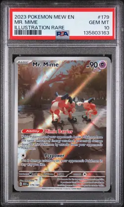 Pokemon 151 Mr. Mime 179 PSA 10 - Image 1