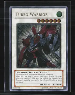 Yu-Gi-Oh! TCG 2008 Crossroads of Chaos Turbo Warrior Unlimited UTR #CSOC-EN038 - Image 1