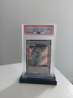 1st Edition Crystal Wing Synchro Dragon, PSA 10, GFTP-EN130, Ghost Rare, Yugioh - Image 1