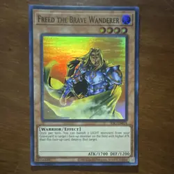 Yu-Gi-Oh! Freed the Brave Wanderer IOC-EN014 Holo Warrior ATK/1700 DEF/1200 - Image 1