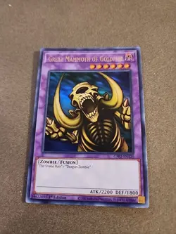 Yugioh! Great Mammoth of Goldfine - GFP2-EN120 - Ultra Rare - 1st Edition Near M - Image 1