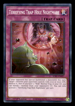 Yugioh! Terrifying Trap Hole Nightmare - SDBT-EN027 - Common - 1st Edition - Image 1