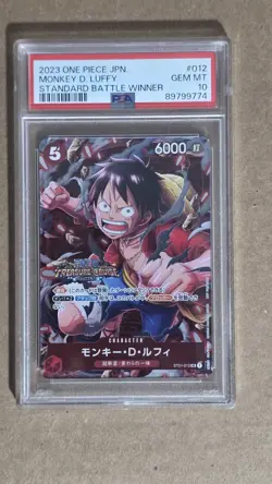 PSA 10 Monkey D. Luffy ST01-012 Standard Battle Pack V5 Japanese ONE PIECE TCG - Image 1