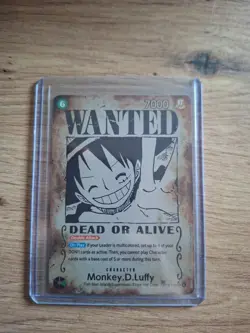 Monkey D Luffy Wanted Poster OP13-118 SP One Piece Card Game Alt Art - Image 1