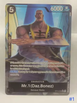 One Piece TCG Mr.1 (Daz.Bonez) OP14-090 Alt Art - Image 1