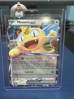 Pokemon Perfect Order Meowth EX 062/088 Double Rare Halo NM - Image 1