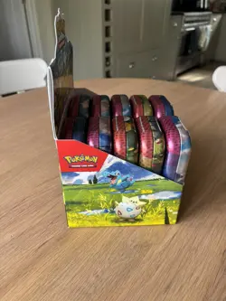 10x Pokemon TCG Ascended Heroes Mini Tins Sealed - With Display Case (Unsealed) - Image 4