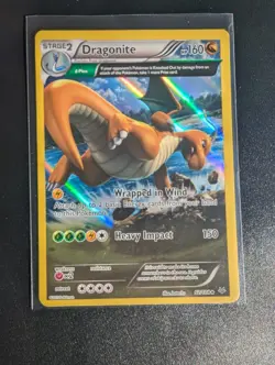 Pokemon TCG Roaring Skies Dragonite Delta Full Art 52/108 HOLO RARE NEAR MINT NM - Image 1