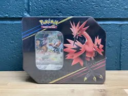 Pokemon TCG | Crown Zenith | Large Tin | New Sealed | Galarian Zapdos - Image 2