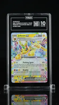 Pokemon Jolteon ex 030/131 Sv: Prismatic Evolutions Double Rare Holo 2025 - Image 1