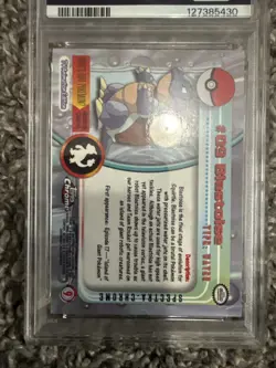 Topps Chrome 2000 Pokemon TV Spectra #9 Blastoise PSA 6 - Image 2