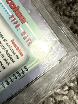 Topps Chrome 2000 Pokemon TV Spectra #9 Blastoise PSA 6 - Image 3