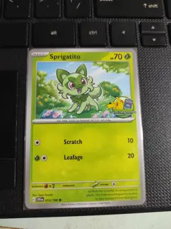 Pokemon TCG Asia Exclusive Beginner's Session Stamped Sprigatito Quaxly Fuecoco - Image 4