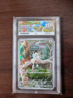 Pokemon Tcg Meowth 106/094 Me02: Phantasmal Flames Ace 10 - Image 1