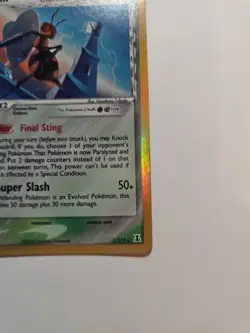 Beedrill 1/113 Pokemon EX Delta Species Reverse Holo Stamped - Image 2